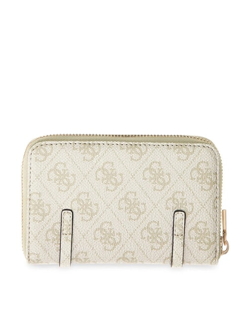 LEONA Portefeuille moyen logo sage - Portefeuilles Femme