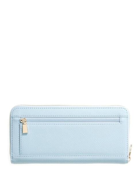 LAUREL 2 Grand portefeuille zipp&eacute; AQUA - Portefeuilles Femme