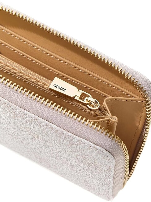 LAUREL 2 Portefeuille zipp&eacute; moyen avec logo 4G logo en os - Portefeuilles Femme