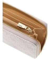 GUESS LAUREL 2 Portefeuille zipp&eacute; moyen avec logo 4G logo en os - Portefeuilles Femme - 3
