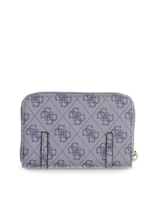 LEONA Portefeuille moyen logo en ardoise - Portefeuilles Femme