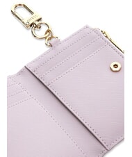 GUESS SAFFIANO Porte-cartes avec porte-cl&eacute;s lilas - Porte-cl&eacute;s - 3