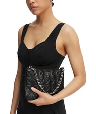 GUESS FLAT sac bandouli&egrave;re NOIR - Sacs pour Femme - 2