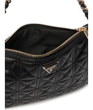 GUESS FLAT sac bandouli&egrave;re NOIR - Sacs pour Femme - 4