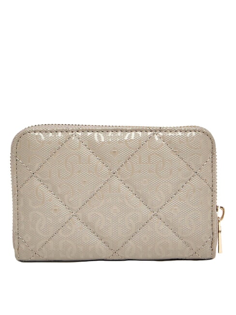 LIBBY Portefeuille moyen taupe fonc&eacute; - Portefeuilles Femme