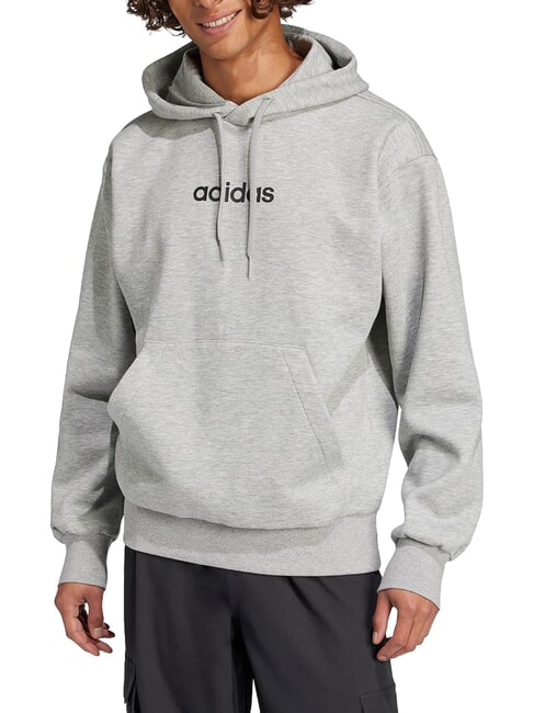 LINEAR Sweatshirt &agrave; capuche gris - Pulls molletonn&eacute;s