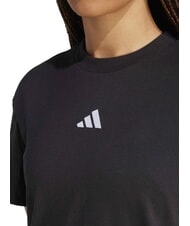 ADIDAS 3 STRIPES T-shirt de sport, pur coton noir - T-shirt - 3