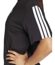 ADIDAS 3 STRIPES T-shirt de sport, pur coton noir - T-shirt - 4