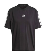 ADIDAS 3 STRIPES T-shirt de sport, pur coton noir - T-shirt - 5