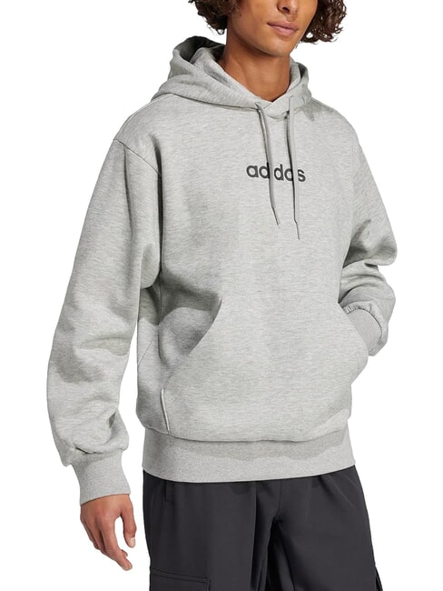 LINEAR Sweatshirt &agrave; capuche gris - Pulls molletonn&eacute;s