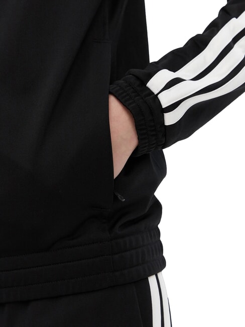 3 STRIPES Sweat-shirt &agrave; col montant noir - Sweat-shirts pour femmes