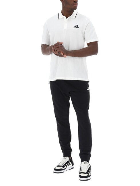 SMALL LOGO Polo &agrave; manches courtes, pur coton blanc - chemise polo