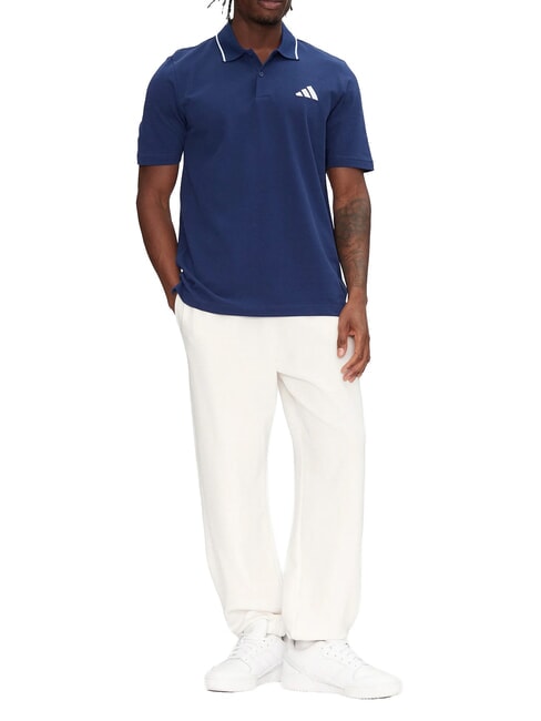 SMALL LOGO Polo &agrave; manches courtes, pur coton bleu - chemise polo