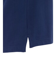 ADIDAS SMALL LOGO Polo &agrave; manches courtes, pur coton bleu - chemise polo - 5