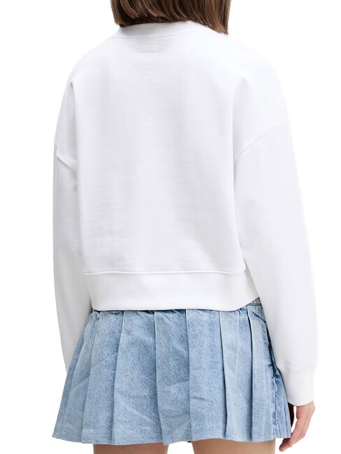DROP Sweat-shirt en coton blanc pur - Sweat-shirts pour femmes