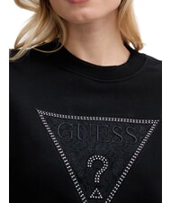 GUESS TRIANGLE LACE Sweat-shirt jetbla - Sweat-shirts pour femmes - 3