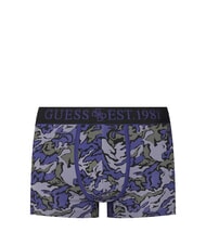 GUESS JOE Trois paires de boxeurs terrain camouflage bleu - Slip homme - 4