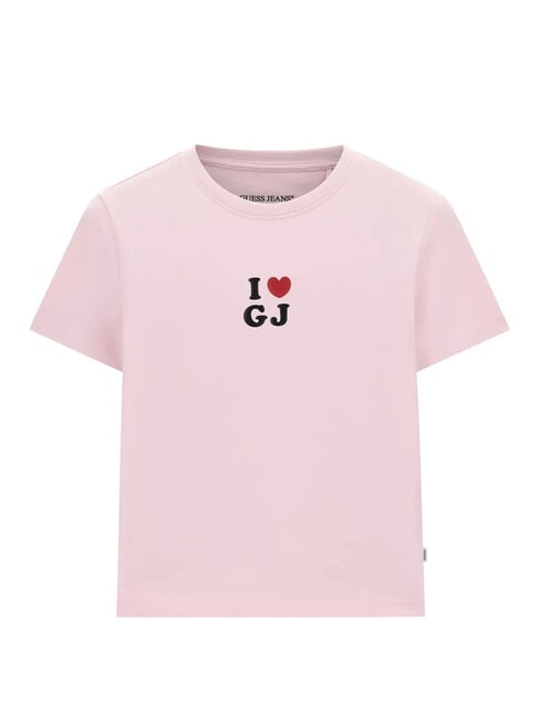 I LOVE T-shirt en coton lilas d'&eacute;t&eacute; - T-shirt