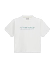GUESS JEANS BOXY PRINT STAR T-shirt en coton blanc pur - T-shirt - 3