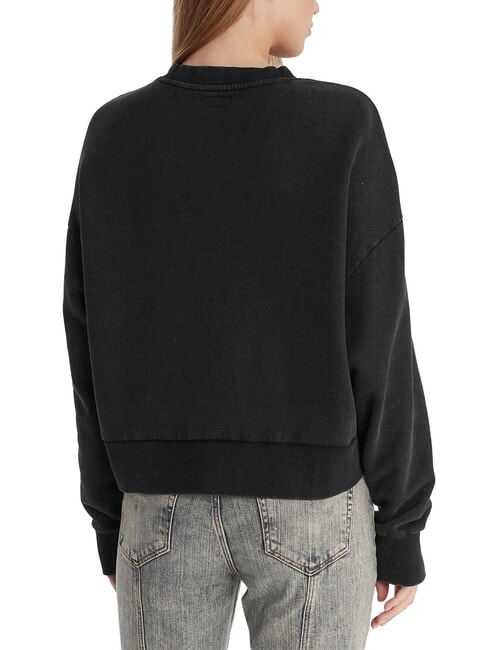 DROP BAKER CROP Sweat-shirt en coton noir de jais multi - Sweat-shirts pour femmes