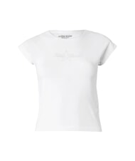 GUESS JEANS RAGLAN T-shirt en coton blanc pur - T-shirt - 3