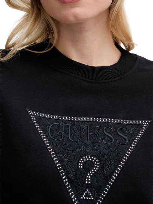 TRIANGLE LACE Sweat-shirt jetbla - Sweat-shirts pour femmes