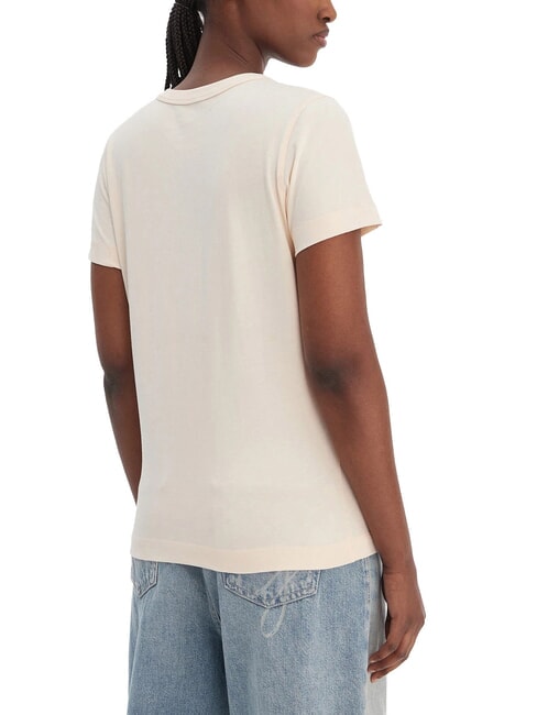 3D SCRIPT T-shirt en coton vanille cosmique - T-shirt