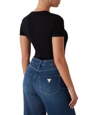 GUESS CN SS LOGO T-shirt &agrave; manches courtes jetbla - T-shirt - 2