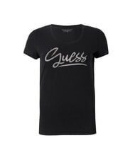 GUESS LEO TRIANGLE T-shirt &agrave; manches courtes jetbla - T-shirt - 4