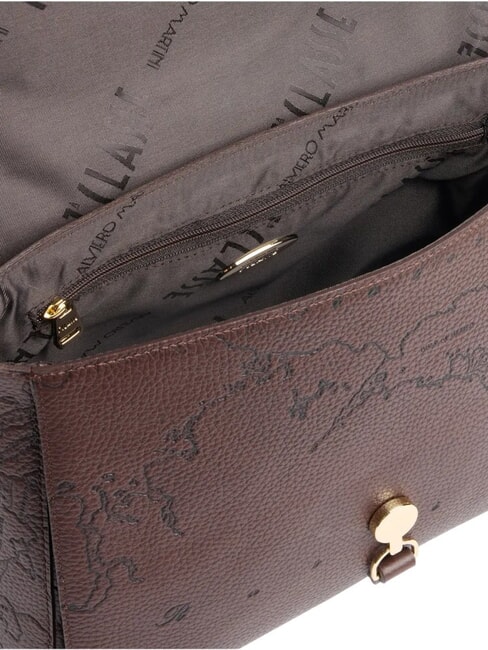 GOLDEN COIN MESSENGER Sac bandouli&egrave;re, avec bandouli&egrave;re Chocolat - Sacs pour Femme