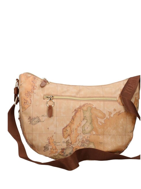 SOFT RANCH Sac bandouli&egrave;re, imprim&eacute; g&eacute;om&eacute;trique ch&acirc;taigne - Sacs pour Femme