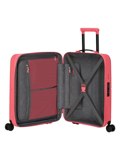 DASHPOP Valise &agrave; roulettes extensible pour bagages &agrave; main rose sucre - Valises cabine