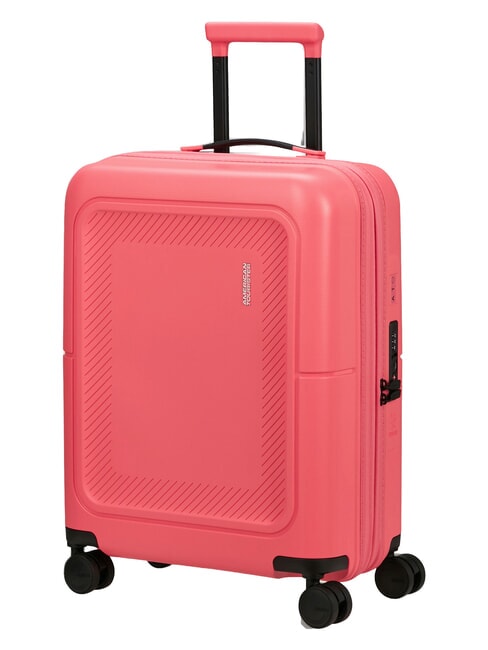 DASHPOP Valise &agrave; roulettes extensible pour bagages &agrave; main rose sucre - Valises cabine
