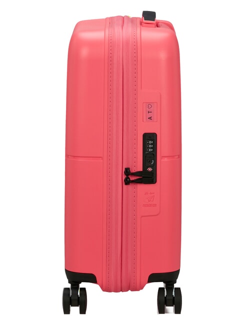 DASHPOP Valise &agrave; roulettes extensible pour bagages &agrave; main rose sucre - Valises cabine