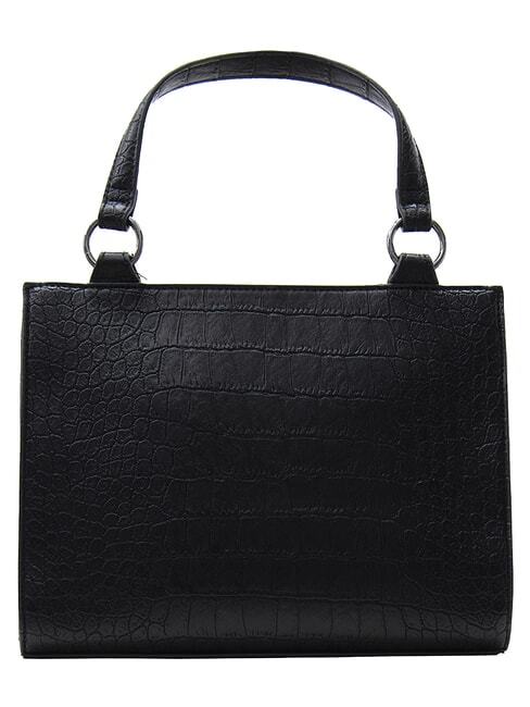 JEWEL CROCO Sac &agrave; main avec bandouli&egrave;re Noir - Sacs pour Femme