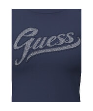 GUESS GLITTER LOGO T-shirt &agrave; manches courtes et &agrave; paillettes bleu noirci - T-shirt - 3