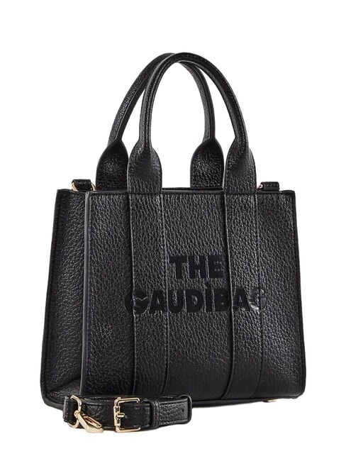 LILITH Mini sac de courses avec bandouli&egrave;re NOIR - Sacs pour Femme