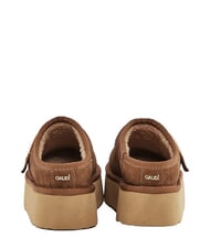 GAUD&Igrave; LELLA Sabots en daim COGNAC - Chaussures Femme - 3