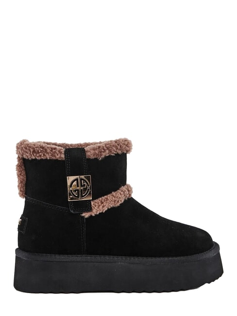 LELLA bottines en daim NOIR - Chaussures Femme