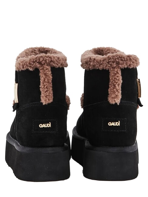LELLA bottines en daim NOIR - Chaussures Femme