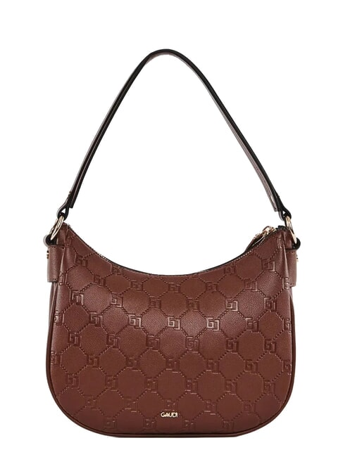 LEA Mini sac bandouli&egrave;re hobo, avec bandouli&egrave;re MARRON - Sacs pour Femme
