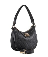 GAUD&Igrave; LEA Mini sac bandouli&egrave;re hobo, avec bandouli&egrave;re NOIR - Sacs pour Femme - 2
