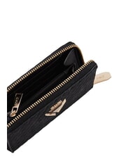 GAUD&Igrave; BEA BRAID portefeuille compact &agrave; fermeture &eacute;clair NOIR - Portefeuilles Femme - 2
