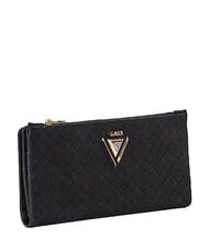 GAUD&Igrave; BEA BRAID Grand portefeuille tiss&eacute; NOIR - Portefeuilles Femme - 3