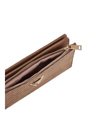 GAUD&Igrave; BEA BRAID Grand portefeuille tiss&eacute; sable - Portefeuilles Femme - 4