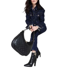 GAUD&Igrave; LEA Sac bandouli&egrave;re Hobo, avec bandouli&egrave;re NOIR - Sacs pour Femme - 2