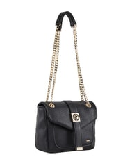 GAUD&Igrave; LYNN PLAIN Mini sac bandouli&egrave;re avec bandouli&egrave;re cha&icirc;ne NOIR - Sacs pour Femme - 2