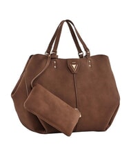 GAUD&Igrave; GOLENE Sac cabas bandouli&egrave;re, avec pochette amovible MARRON - Sacs pour Femme - 4