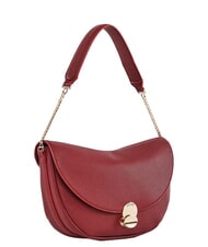 GAUD&Igrave; EVELYN Sac bandouli&egrave;re avec logo en m&eacute;tal ROUGE - Sacs pour Femme - 2