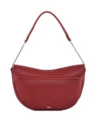 GAUD&Igrave; EVELYN Sac bandouli&egrave;re avec logo en m&eacute;tal ROUGE - Sacs pour Femme - 3